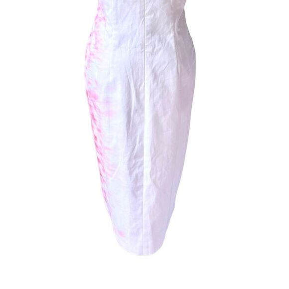 ELIE TAHARI EUC Cap sleeve Emory sheath dress in Sweet Melon Size 12 - Picture 6 of 8